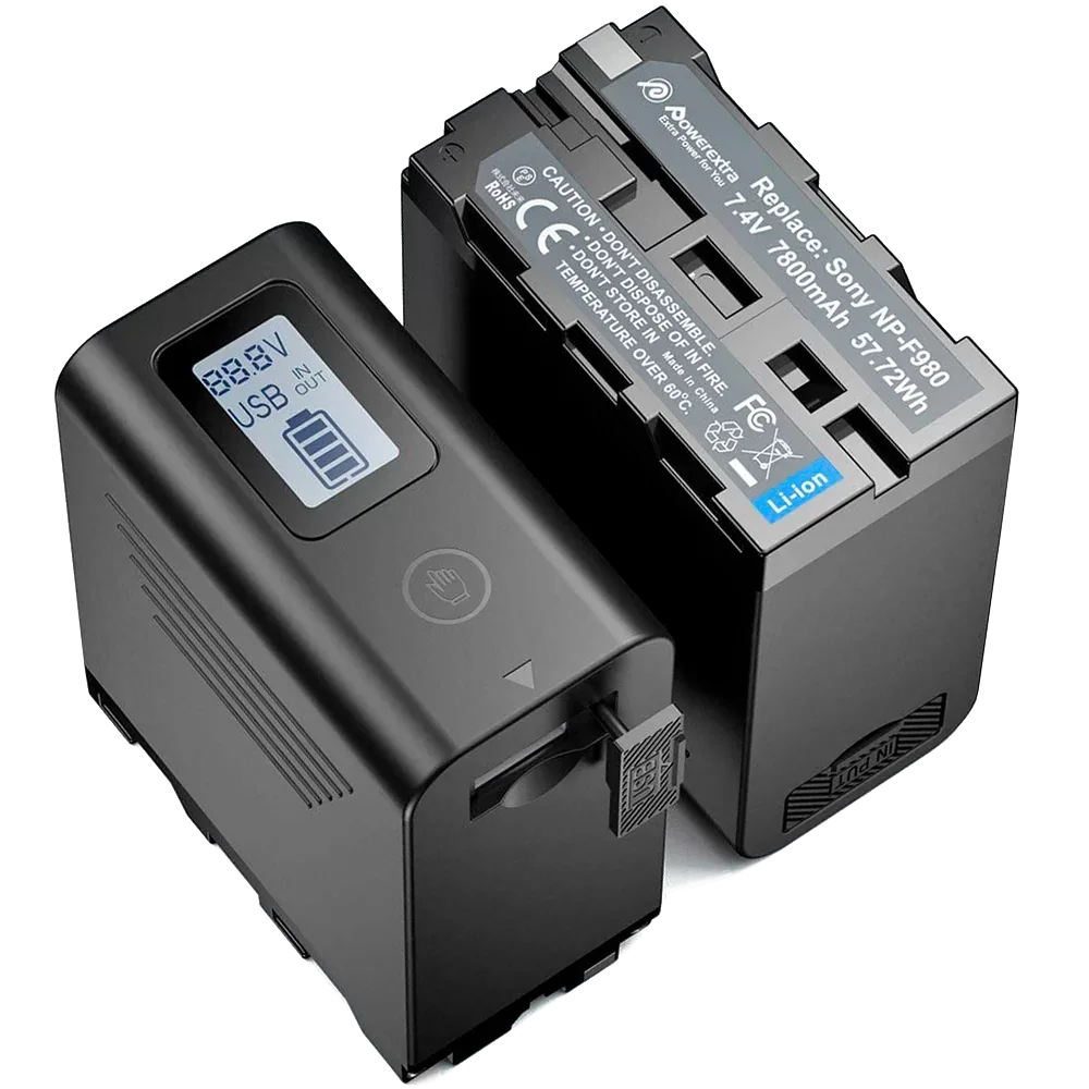 Аккумулятор Powerextra NP-F980 57.72 Втч PA-SNF980