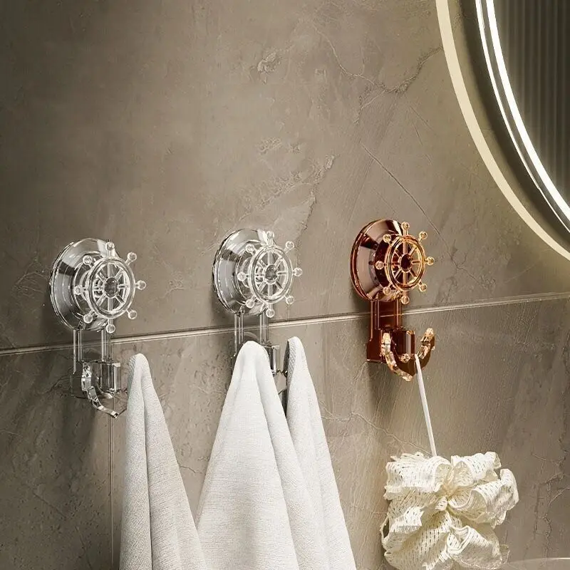 Круглый Присос Вакуум Без Перфорации Мощный Несущий КрюК Кухонная Дверь Задняя