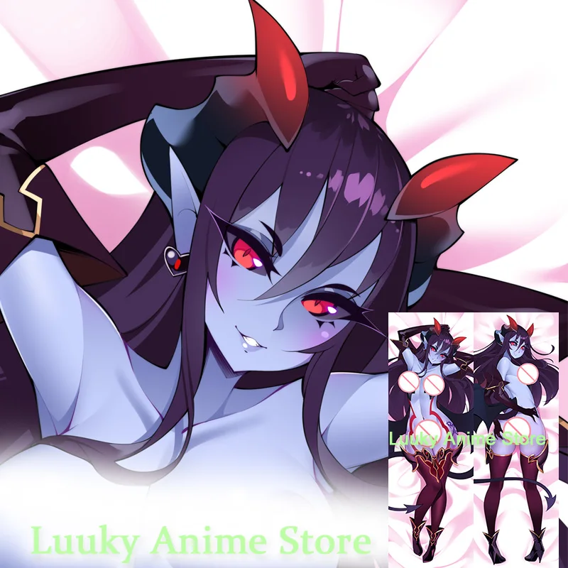 

Dakimakura Anime demon (monster girl encyclopedia) Double Sided Print Life-size Body Pillow Cover