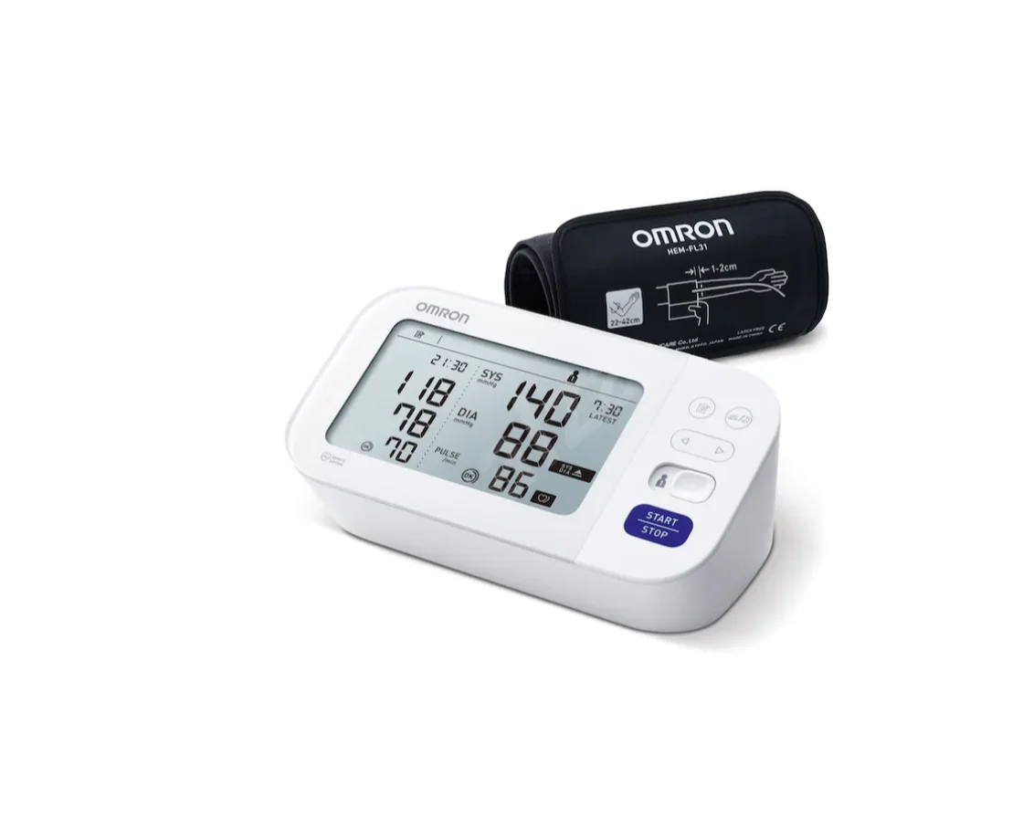 

Omron M6 Comfort Hem-7360-E Digital Arm Sphygmomanometer Sphygmomanometer with Adapter