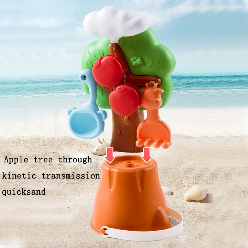 7-8 шт./компл. Наборы инструментов для пляжа грузовик воронка Детская песчаная