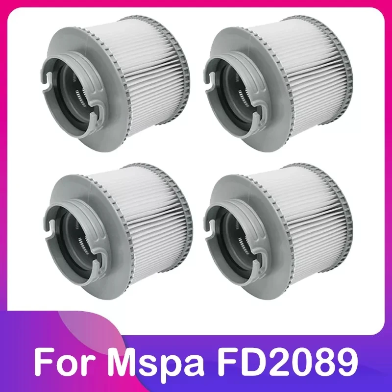 

Mspa FD2089 Hot Tub for All Models Spa Swimming Pool Spare Parts Accessories Filter Cartridge and Base Pack Replacement