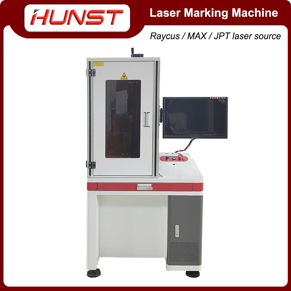 

Hunst Autofocus System Enclosed JPT Fiber Laser Marking Machine for Gold Silver Jewelry Aluminum Stainless Steel Metal Engraving