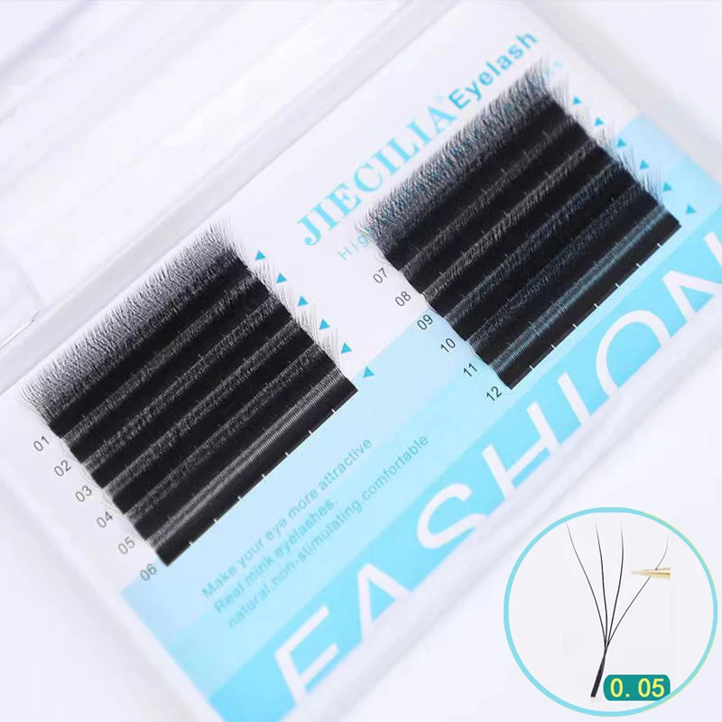 SHUIDUO W Shape Eyelash Extensions Comfortable New Faux Mink Volume Lashes Natural False Eyelashes Lash Extension Free Shipping