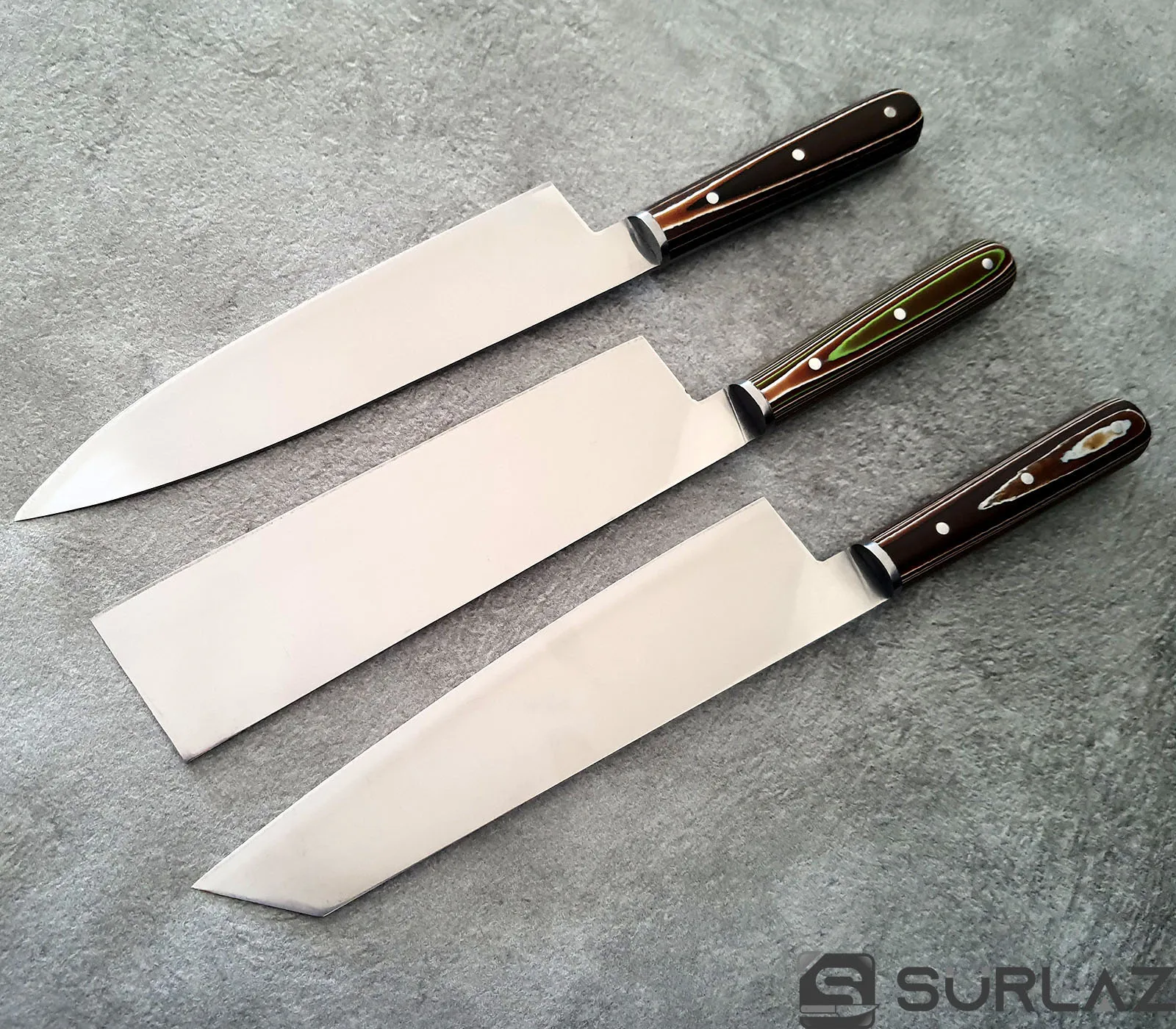 

Kitchen Knife Set Stainless Steel Chef Knives Nakiri Knife Meat Cleaver Handmade Personalized Butcher Knife