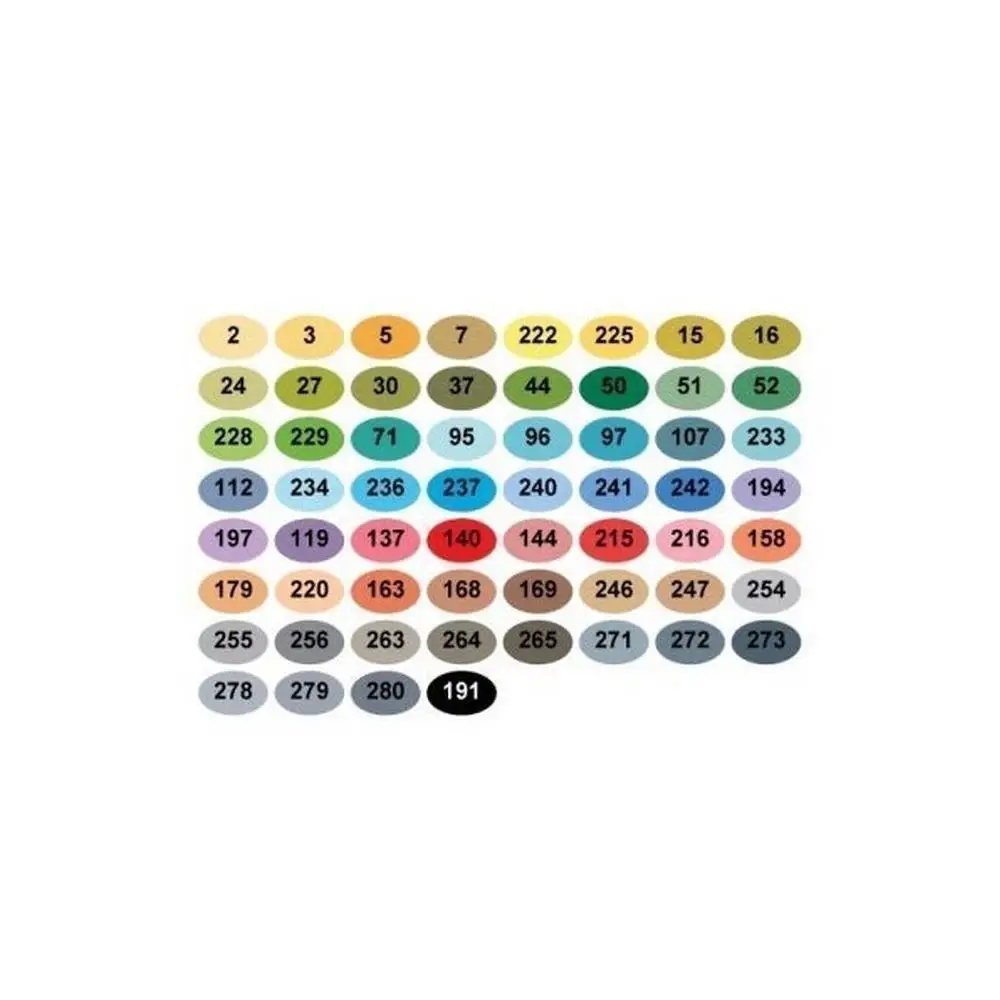 Finecolour Набор маркеров Brush 60 цветов EF102-TB60