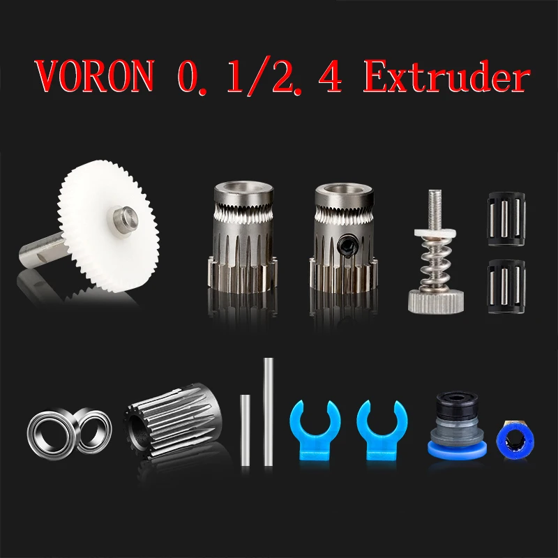 

VORON Short-range Dual Drive Extruder Kit for PRUSA I3 MK8 DIY Direct/Bowden Feeding Dual Extrusion Gear 3D Printer Parts
