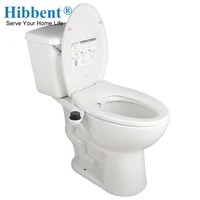 hibbent toilet bidet ultra slim toilet seat attachment non electric adjustable water pressure ass sprayer bathroom accessories