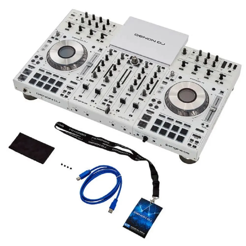 

Оригинальный DJ PRIME 4 | Консоль Smart DJ, автономный de 4 колода, белый