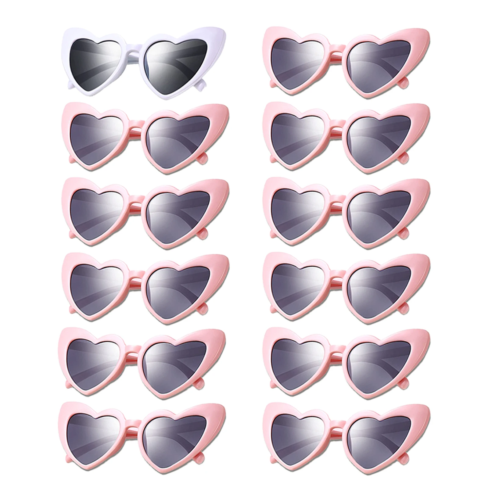 

6/10/12Pcs Bridesmaids Gifts Wedding Gifts for Guests Bachelorette Hen Party Favors Groomsman Gifts Heart Sunglasses