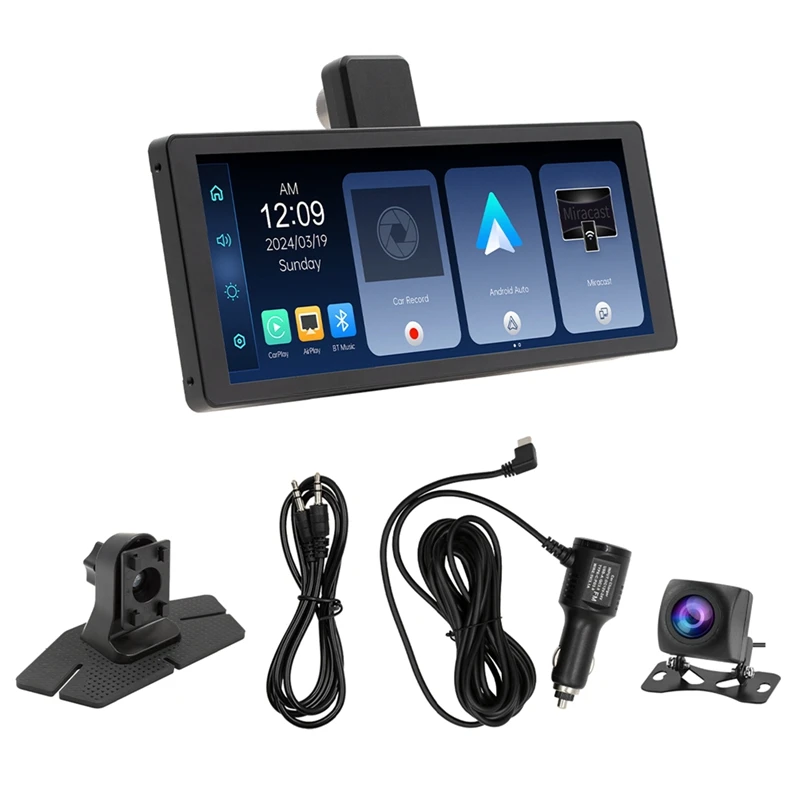 Автомобильный сенсорный экран Carplay Android Auto с диагональю 10 26 ДЮЙМА камера заднего
