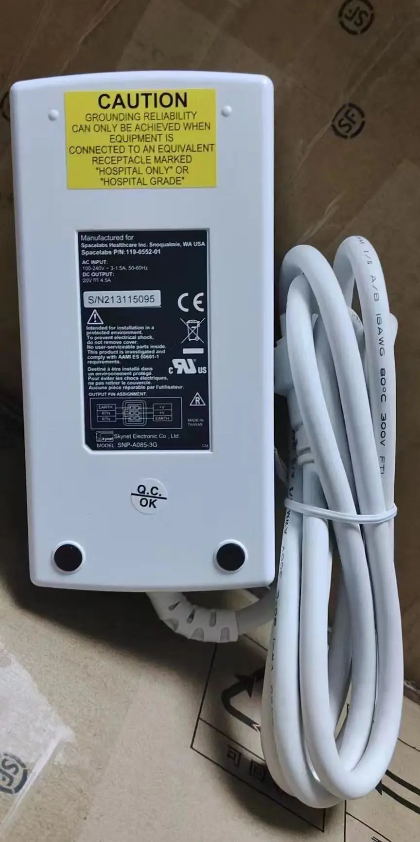 

Адаптер P/N:119-0552-01 для spacelabs qube (новый, оригинальный)