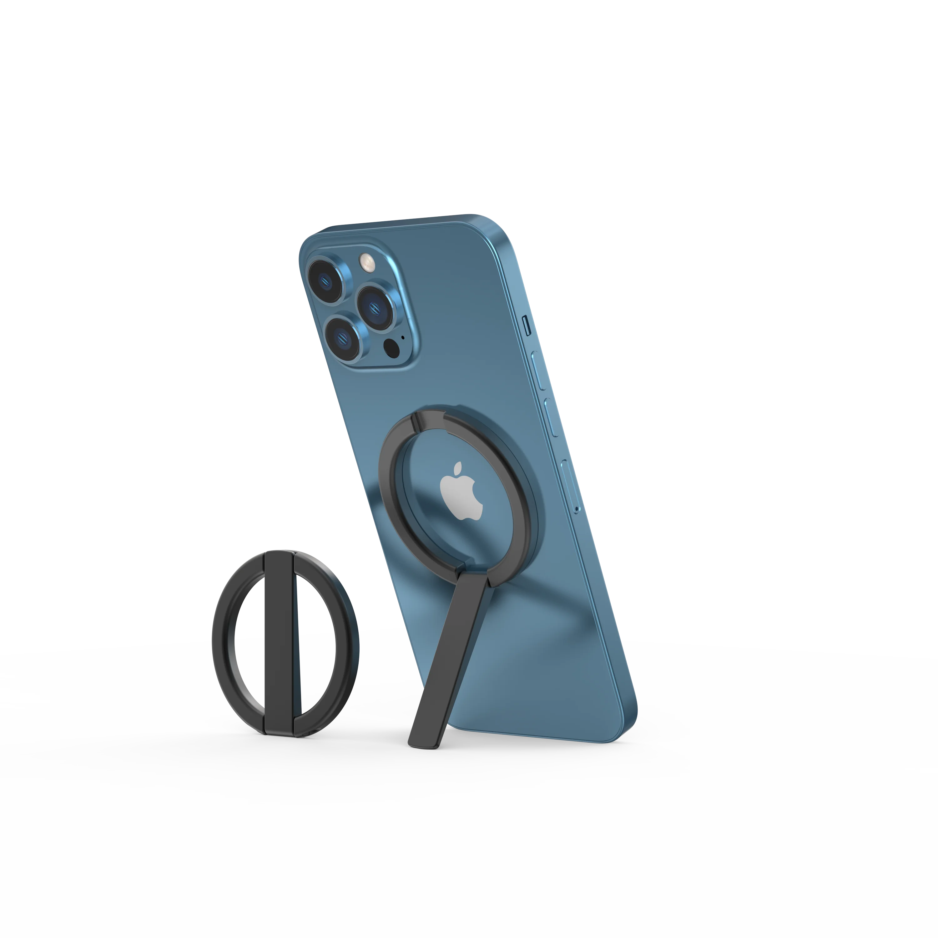 Phone Ring Holder for MagSafe, Metal Magnetic Phone Stand Phone Grip , Removable Wireless Charging Phone Finger Ring Grip