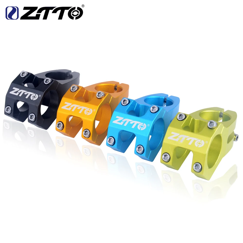 

ZTTO Bicycle Stem CNC Wearproof MTB Mountain Bike Handlebar 31.8mm Adjustable Aluminum Short Riser Fixed Bar Lightweight