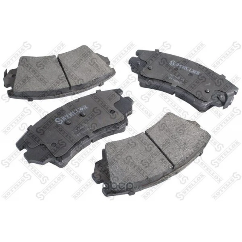 Колодки тормозные дисковые передние для Chevrolet Malibu 2011-2016 STELLOX 000 048B-SX, Шевроле Малибу Передние тормозные колодк