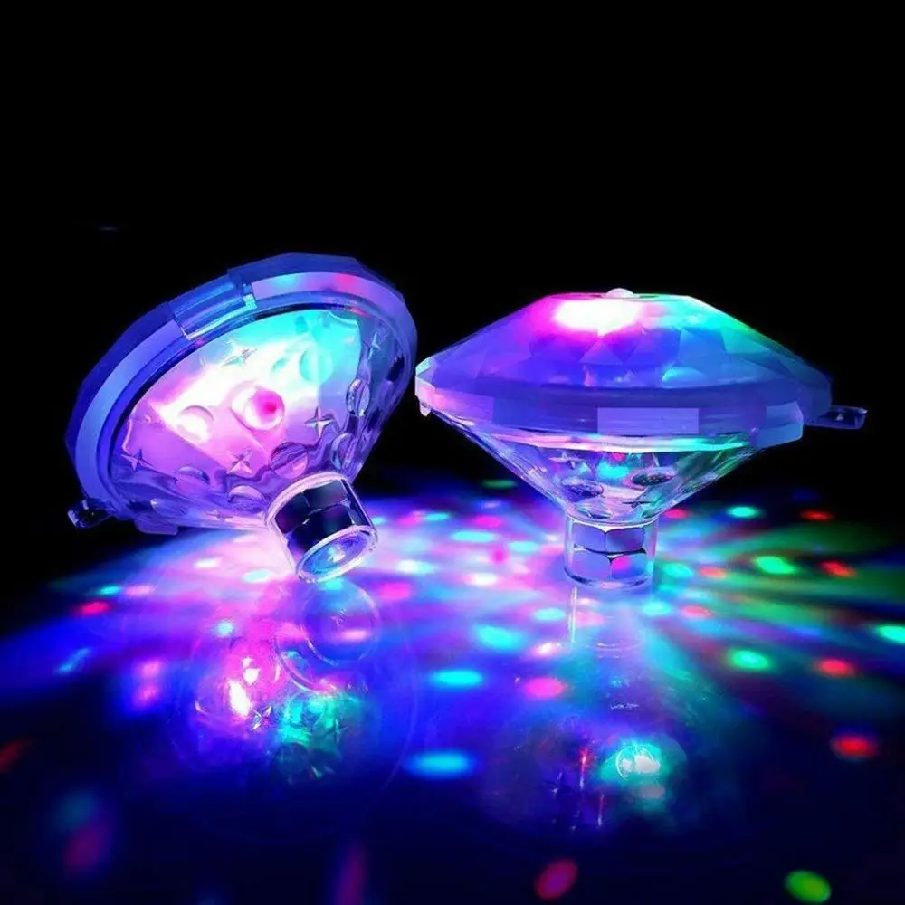 Underwater Bath Light Floating Lamp LED Disco Aqua Glow Mult