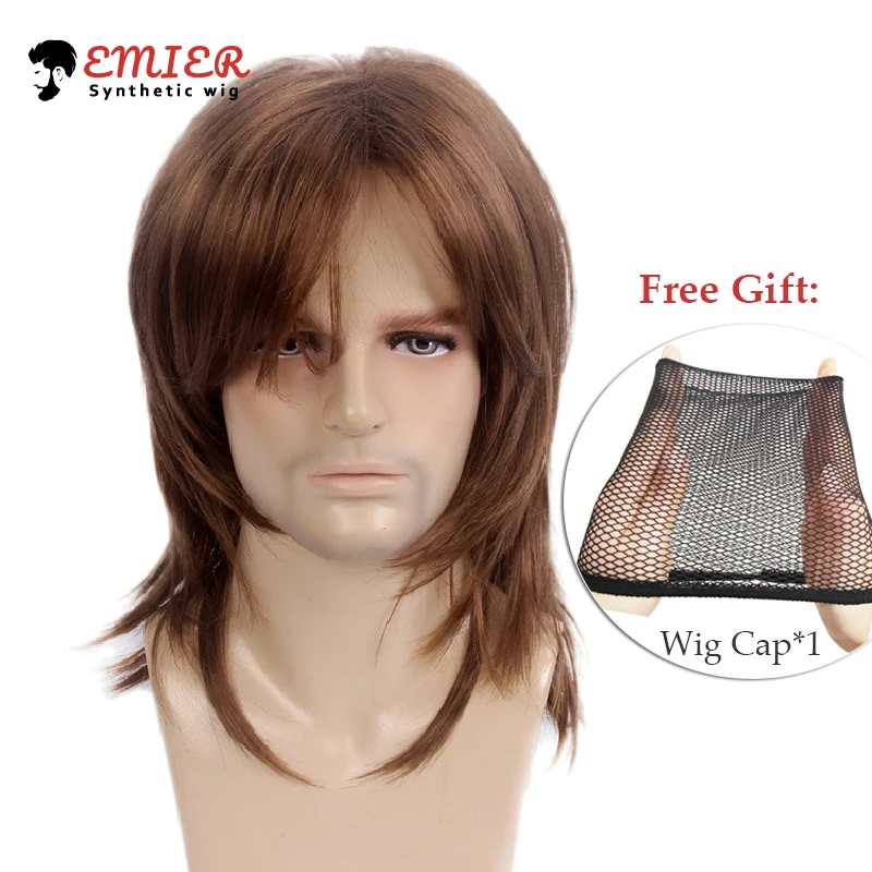 Side Split Bangs Straight Hair Synthetic Wig