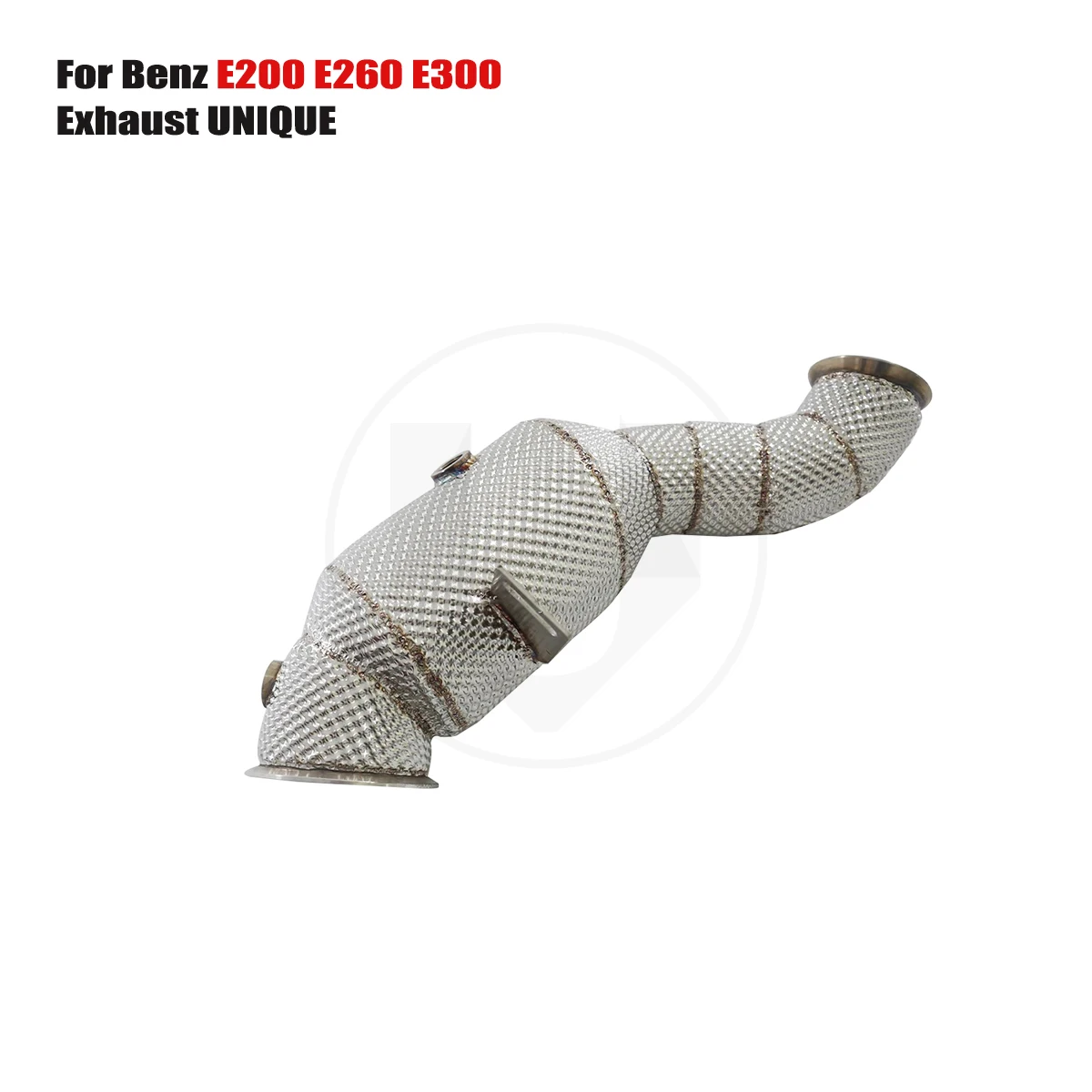 Уникальная выхлопная труба 2017-2021 Benz W213 E200 E260 E300 2 0 T с изолятором cat/без cat