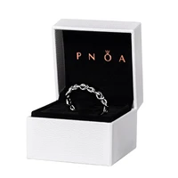 100 925 silver high quality original logo 11 knotted hearts ring women jewelry gift making european popular diy pandora rings