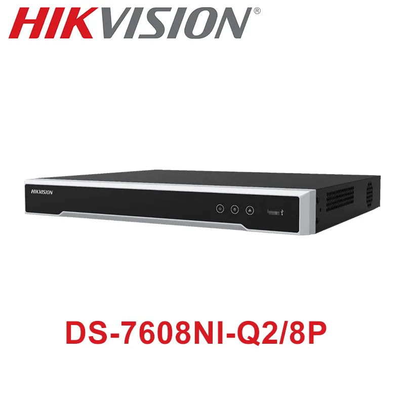 

HIK DS-7608NI-Q2/8 P 8-канальный 1U 8 PoE 4K NVR 80 Мбит/с, входящая полоса пропускания, сетевой видеорегистратор