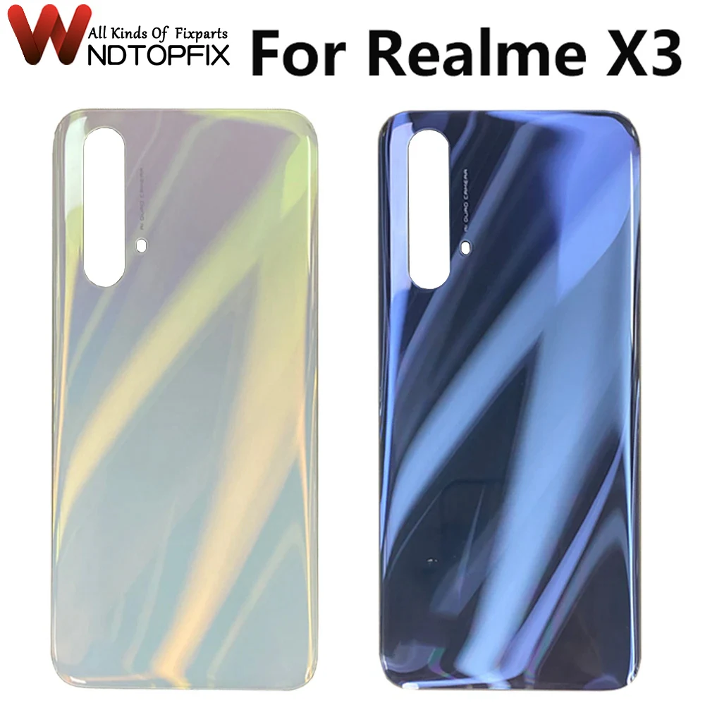 Новинка задняя крышка батарейного отсека для Realme X3 сменная жесткая RMX2142 RMX2081 RMX2085