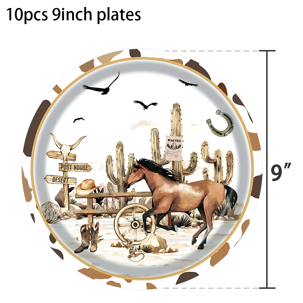 

Одноразовая посуда в стиле вестерн XMSJ