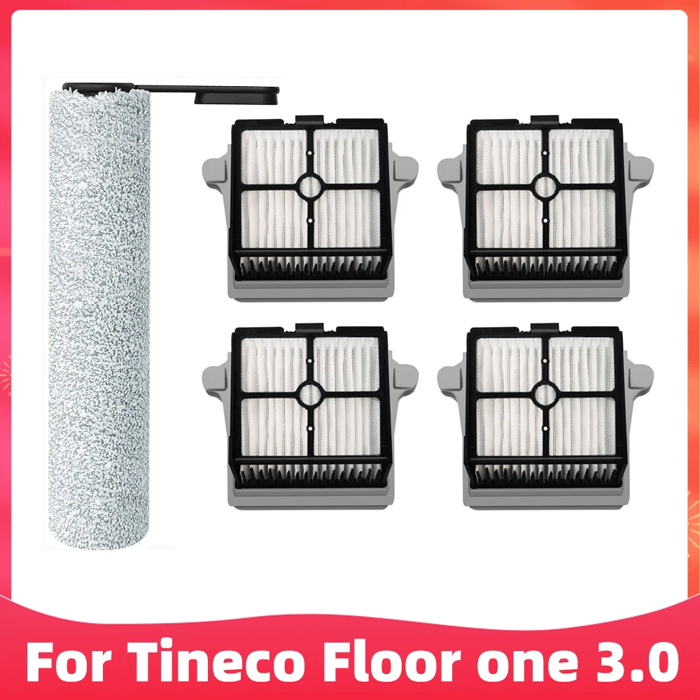 

For Tineco Floor one 3.0 Cordless Wet Dry Vacuum Cleaner Spare Parts Replacement Parts Washable Roller Brush HEPA Filter