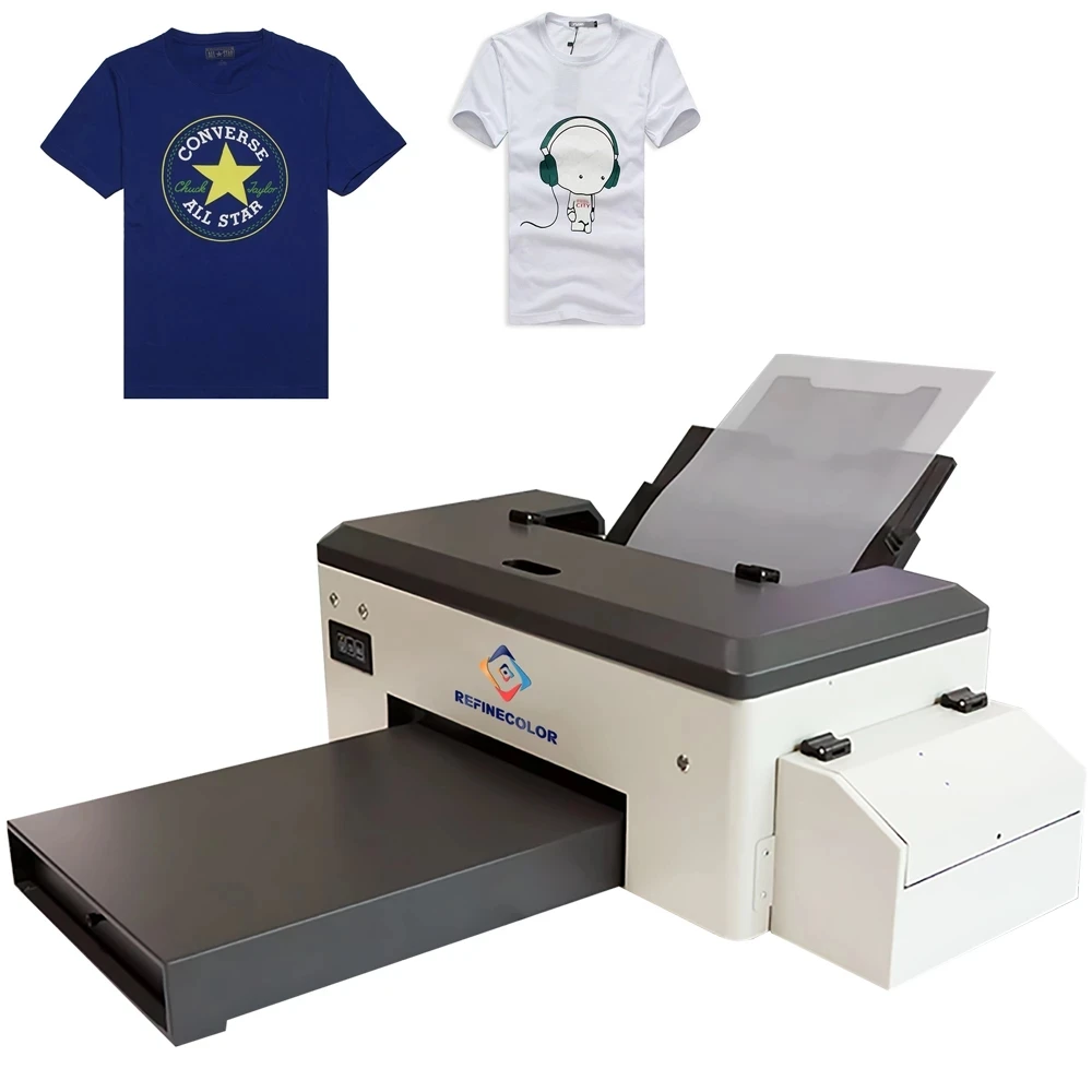 

RF DTF Printer Small 6color A3 For Dark T-Shirts Jacket Sweatshirts Direct To 30cm PET Film Heat Transfer DTF Printer