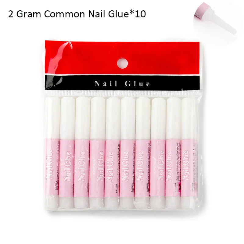 7 г 100% клей для накладных ногтей с кисточкой акриловый Стразы искусственных |