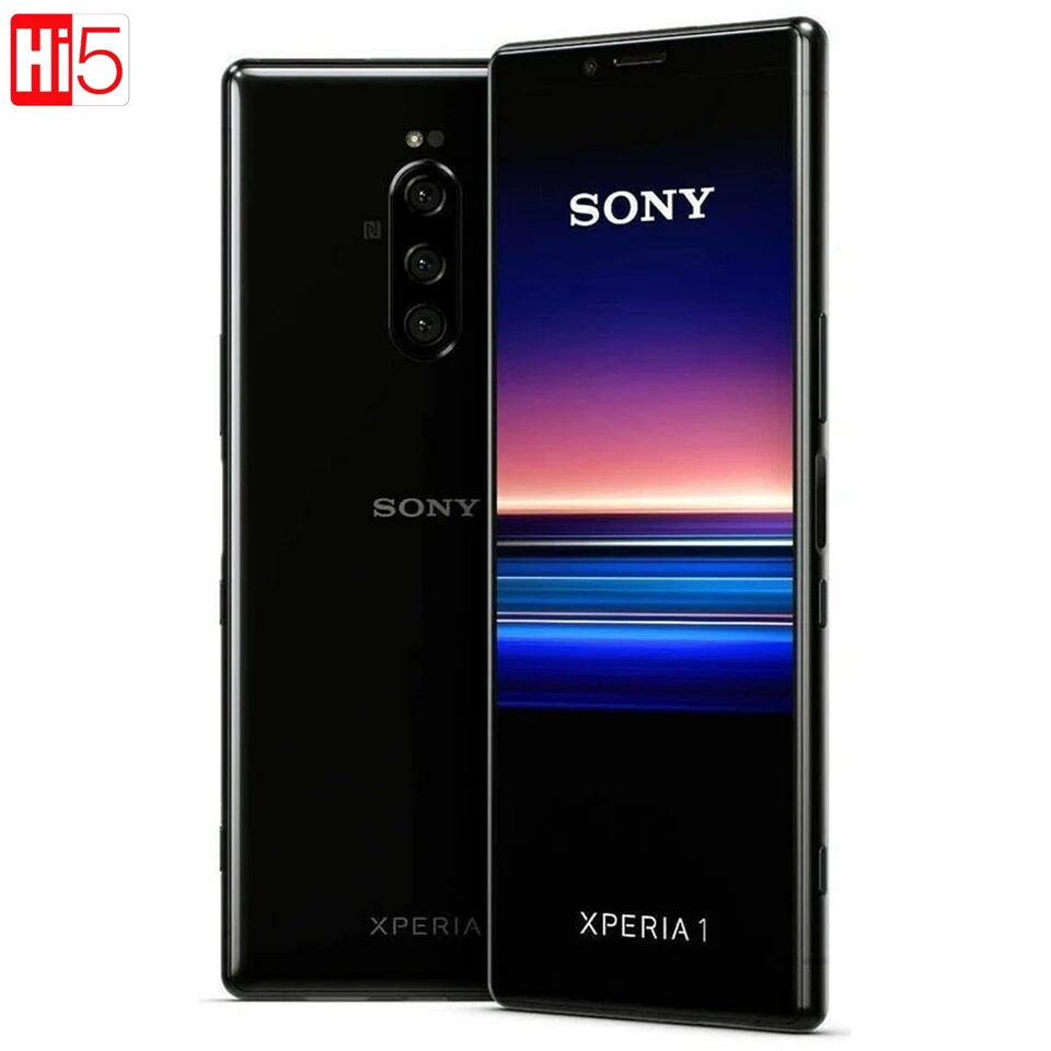 Оригинальный разблокированный телефон Sony Xperia 1 J8110 J9110 JV 6G и 64 Гб/128 ГБ 6,5 д
