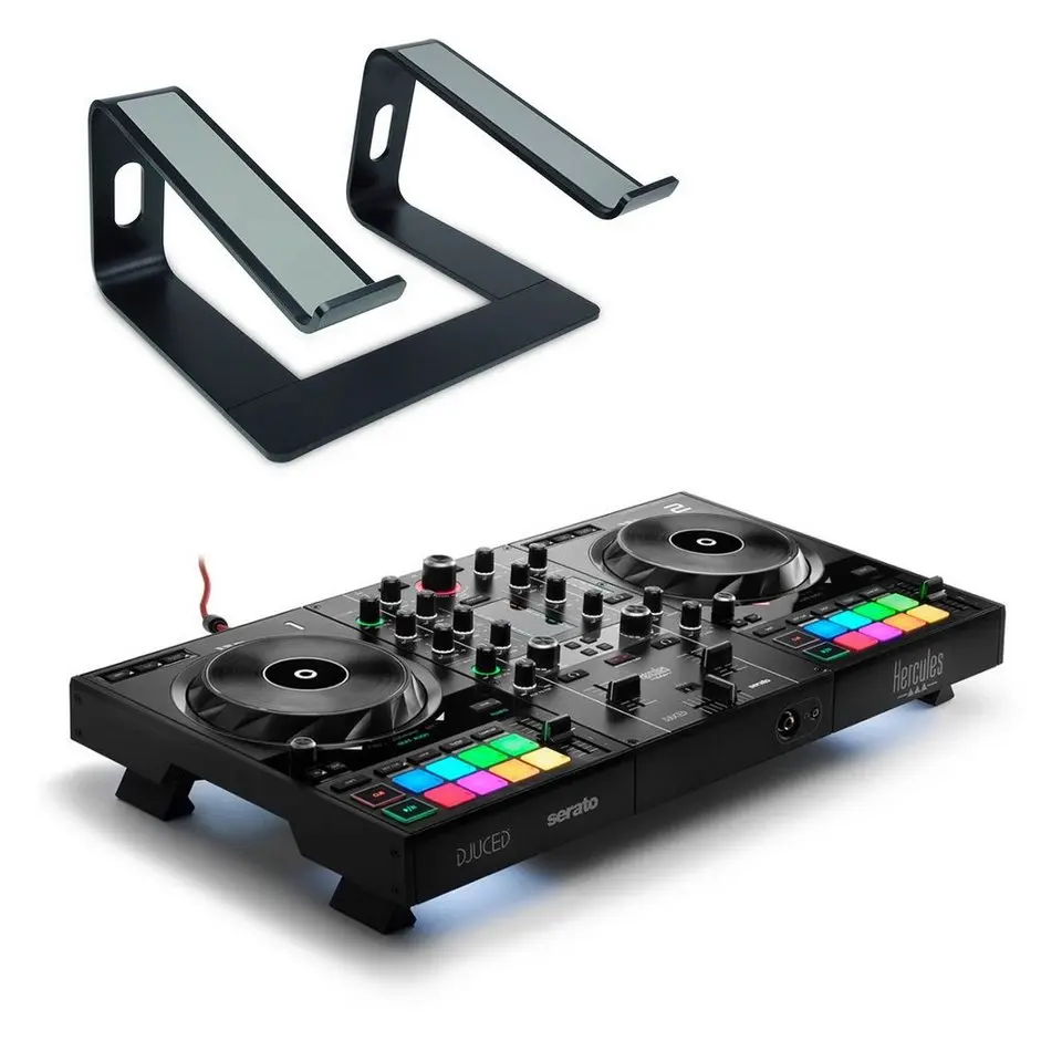 

HIGH QUALITY SALES ON HERCULES DJ Controller Hercules DJControl Inpulse 500 mit Ständer Schwarz