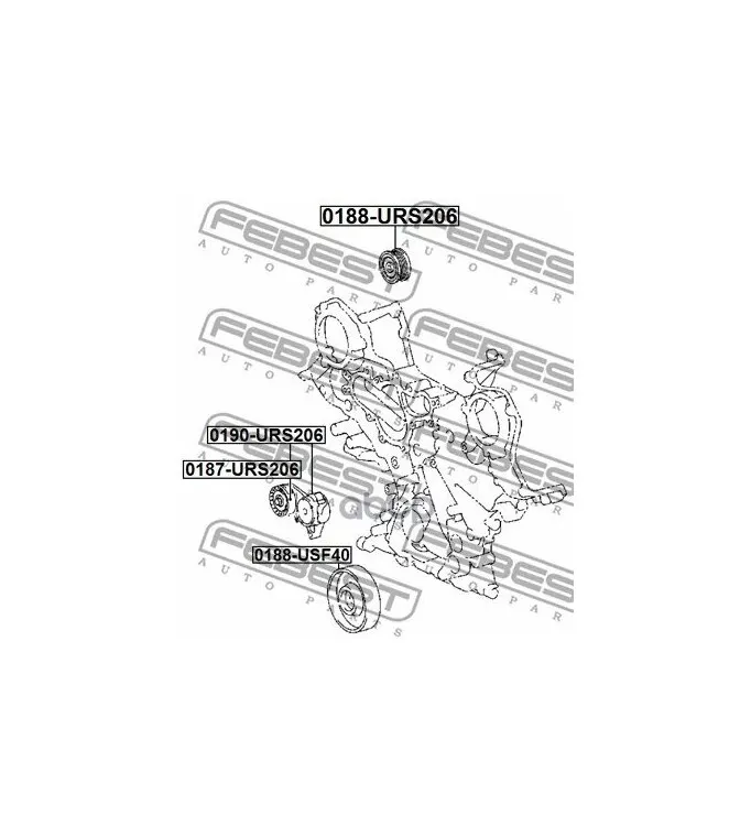 0188usf40 febest roller bypass art. suspension and steering motorcycle shock absorber Air spring autobuffers bike air cylinders - купить по