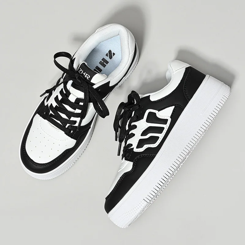 ZHR Wome's Fashion Sneakers Skate Shoes for Womens - Casual Shoes Lace Up Platform Ladies Running Shoes -Unisex Walking Shoes
