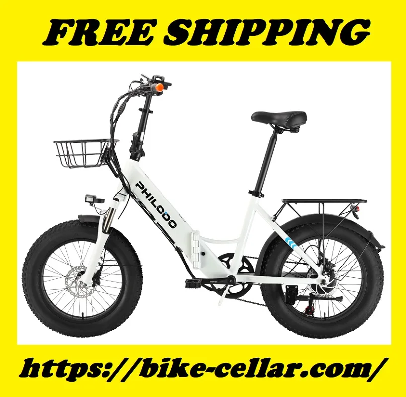 

EU/UK Stock Electric Fat Tire Bike Hydraulic Brakes 20 Inch Step Thru Bicycle 48V13Ah Battery 250W Foldable City EBike Unisex
