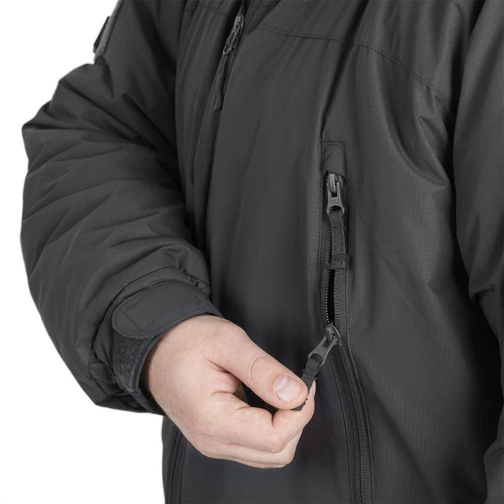 Куртка зимняя. Level 7 Helikon-Tex мужская black нейлон/climashield apex. Тактика. Туризм. Походы -