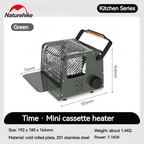 Naturehike мини-нагревательная печь газовая 1,1 кВт
