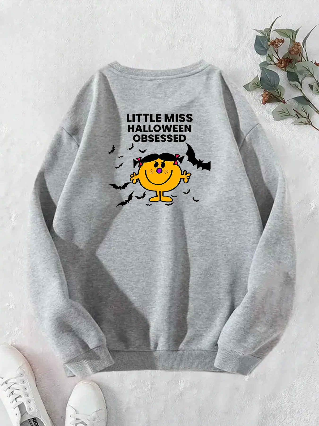 Счастливого Хэллоуина Маленькая Мисс Хэллоуин одержимые буквы принт