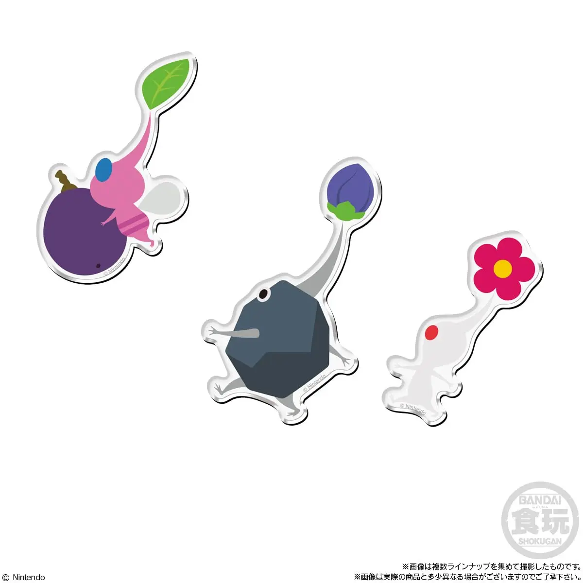 BANDAI [перепродажа] Магниты с персонажами Pikmin (14 штук) игрушки-конфеты жевательная