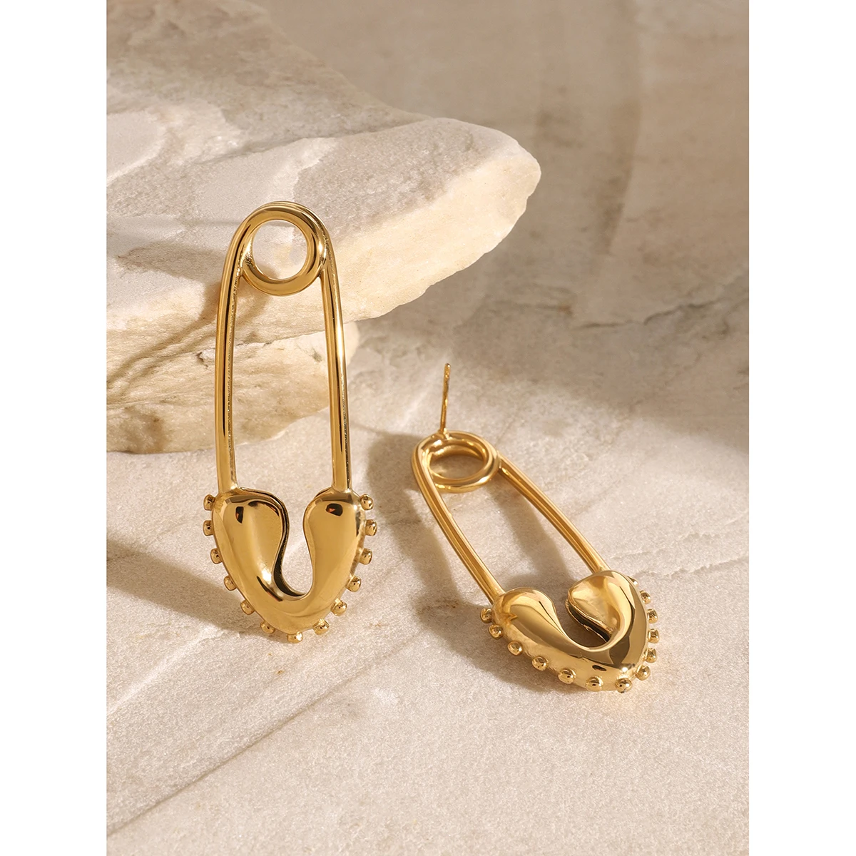 Uworld водонепроницаемые минималистичные серьги в виде любовных булавок