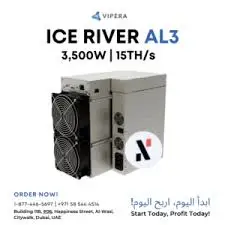 New Original IceRiver AL3 15Th/s 3500W Alephium Miner ALPH Mining