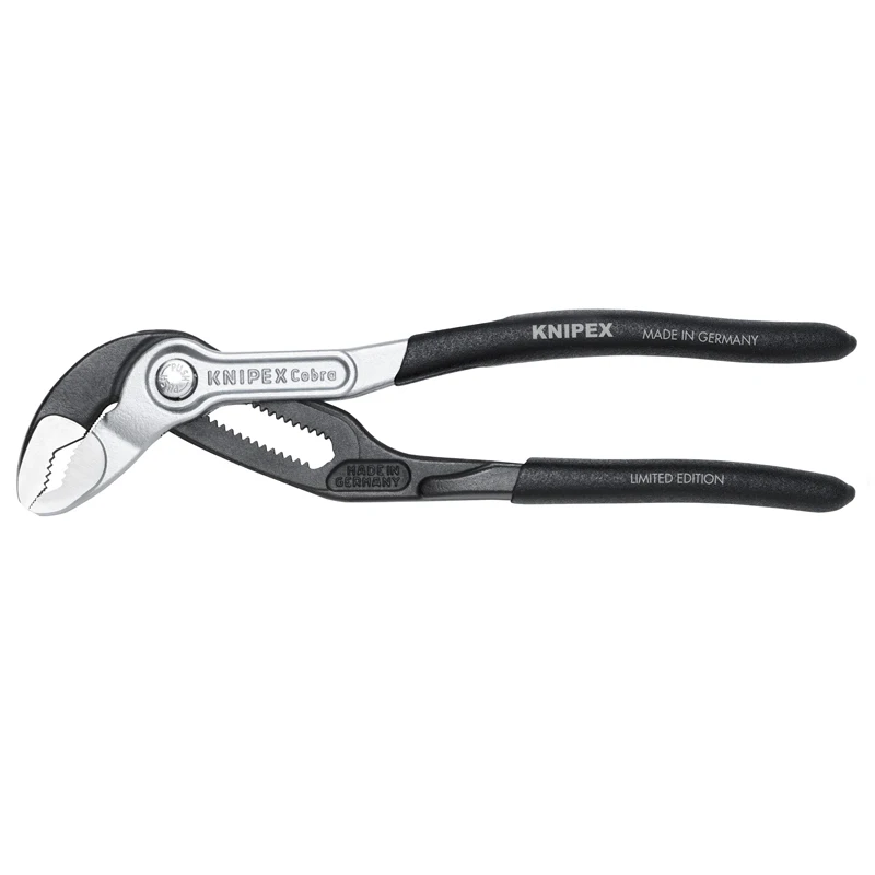 Фото KNIPEX 87 99 180 S01 Cobra High-Tech Water Pump Pliers 180mm Bi-Colour Xmas White Box №2
