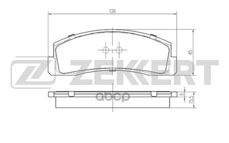 Колодки Торм. Диск. Передн. Lada Nadeschda (2120) 97- Niva (2121 2131) 76- Zekkert арт. bs-2068