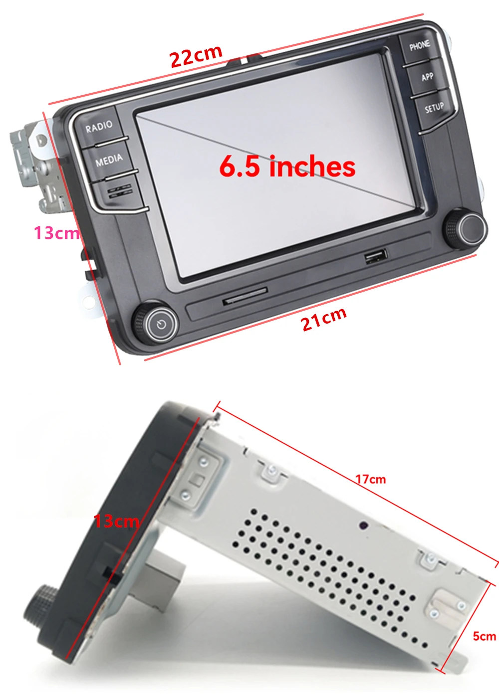 Автомобильный радиоприемник Rcd360 Carplay мультимедийный плеер Wifi Bluetooth для Vw Golf 5 6 Jetta