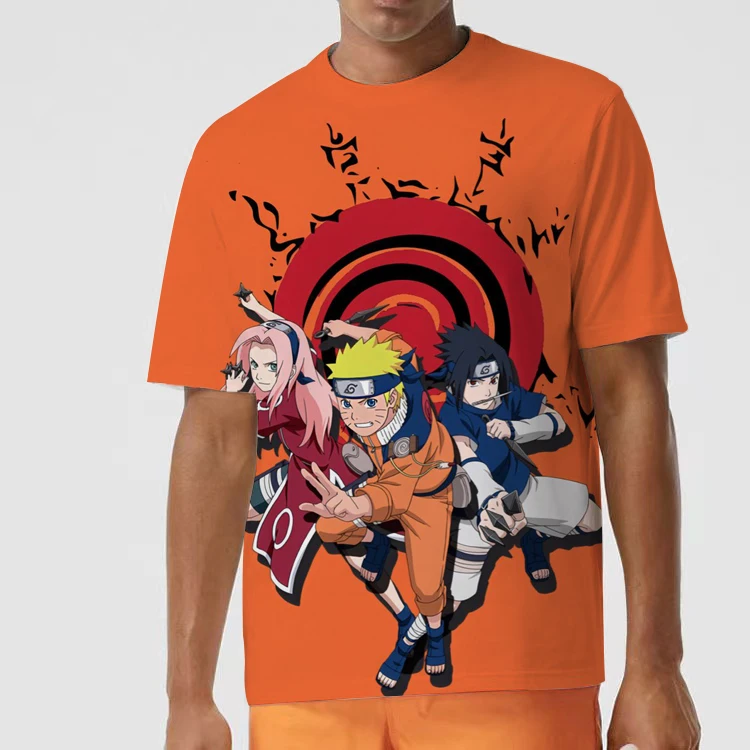 

Новая футболка, модный свитер Наруто, летняя мужская футболка, забавная черная смешанная футболка, дышащая футболка с коротким рукавом