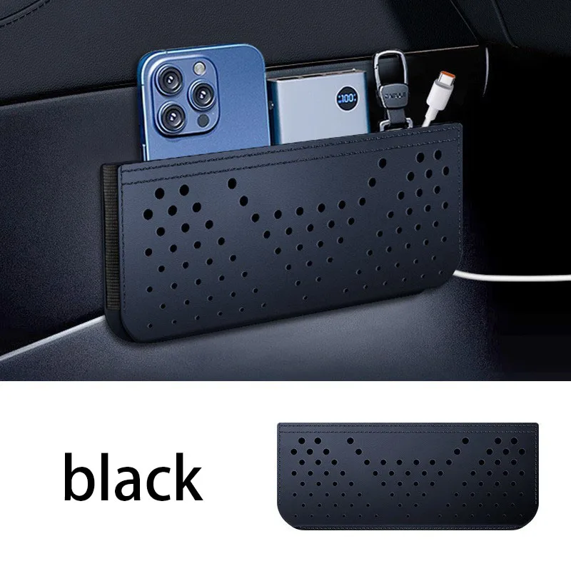 

Боковой Карман Для Хранения В Автомобильном Сиденье, Органайзер Из Искусственной Кожи С Внутренним Карманом