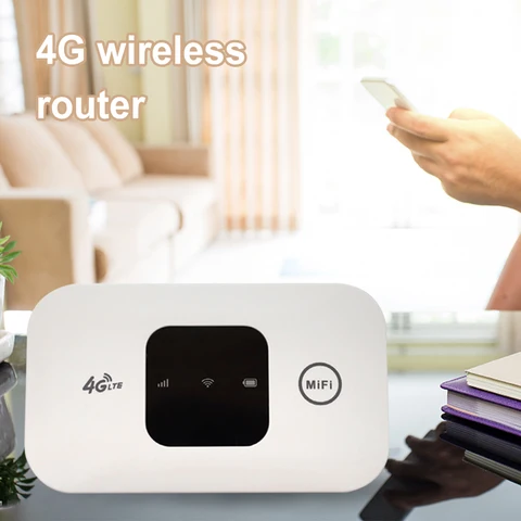Мобильная точка доступа 150 Мбит/с 2100 мАч 4G Карманный WiFi-маршрутизатор Беспроводной модем со слотом для SIM-карты 4G Беспроводной маршрутизатор с широким охватом
