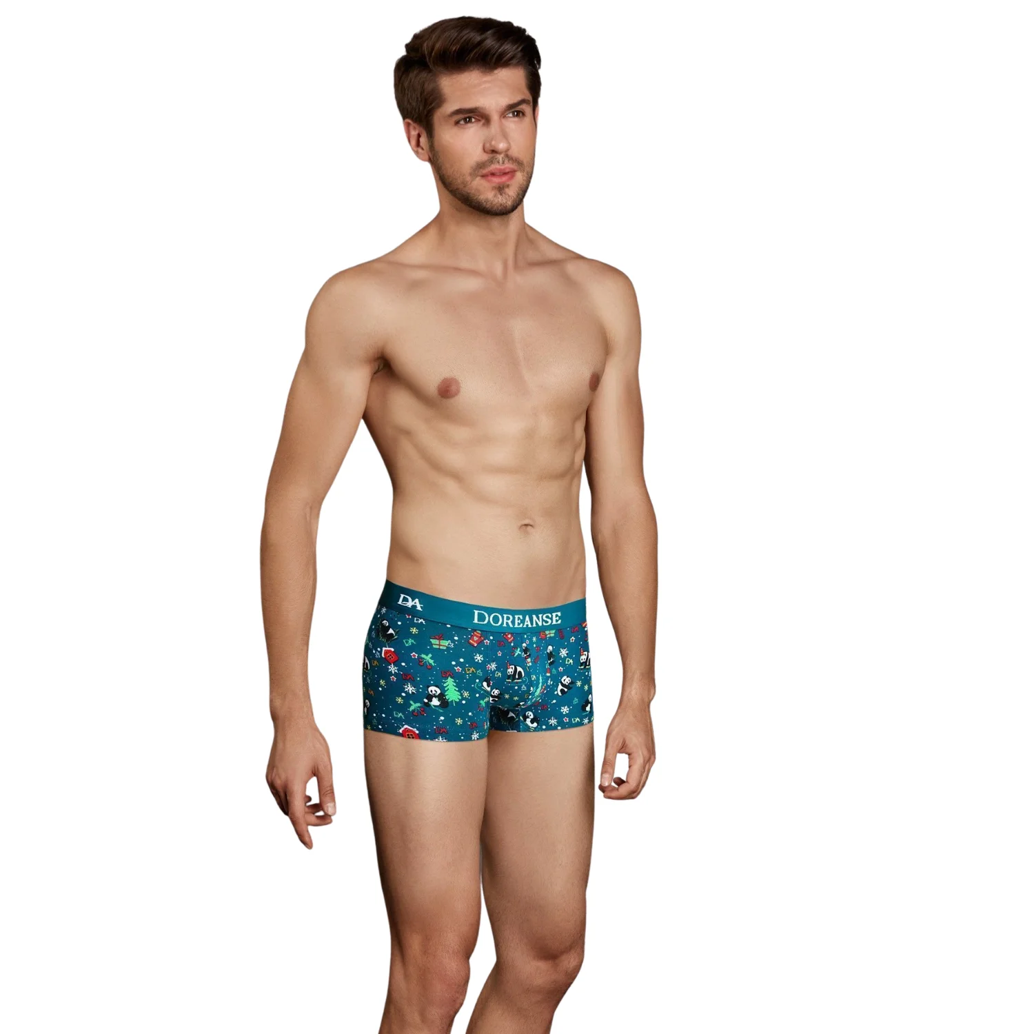 Мужские трусы боксеры изумрудные Doreanse PANDA 1763 |