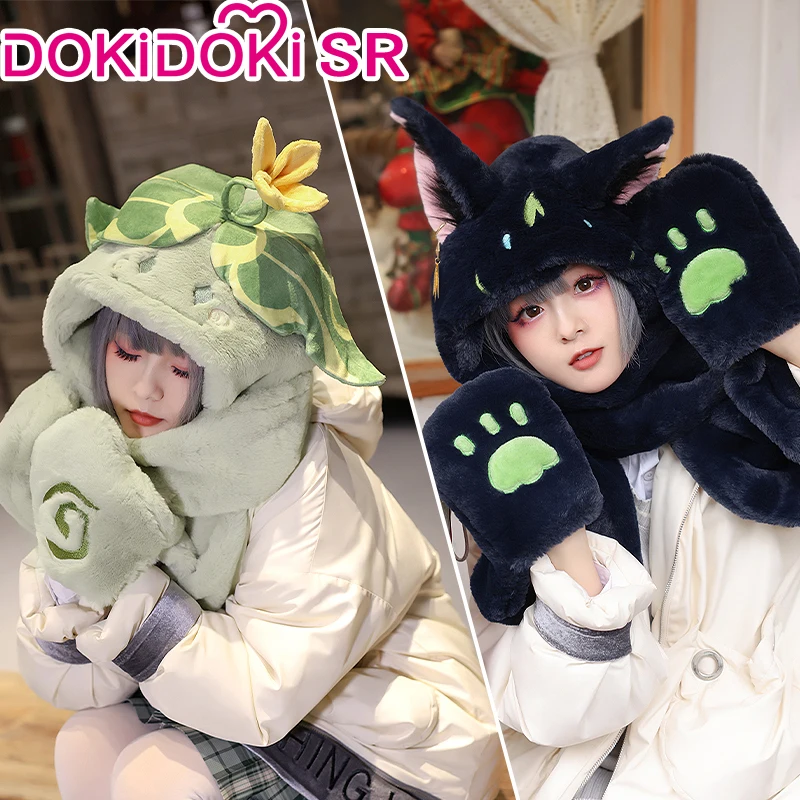Плюшевая шапка для косплея игры Genshin Impact DokiDoki-SR