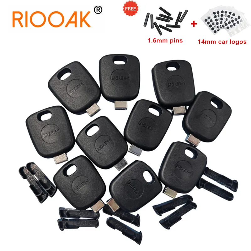

5/10/20/30/50pcs KD Universal Transponder Key Case Spare Chip Key Head KD Xhorse Key Blade Shell with Uncut Remote Key KD Blade