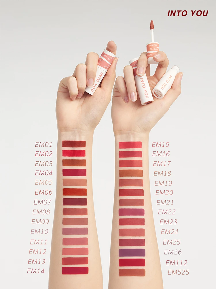 INTO YOU Блеск для губ 23 цвета Матовая губная помада Стойкая грязь и щек | Красота